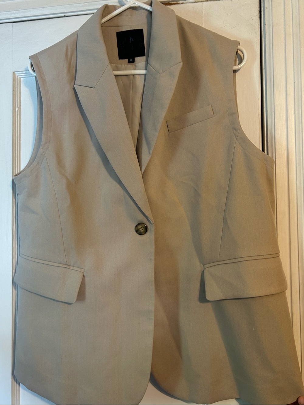 Mina Self Sleeveless Blazer Vest